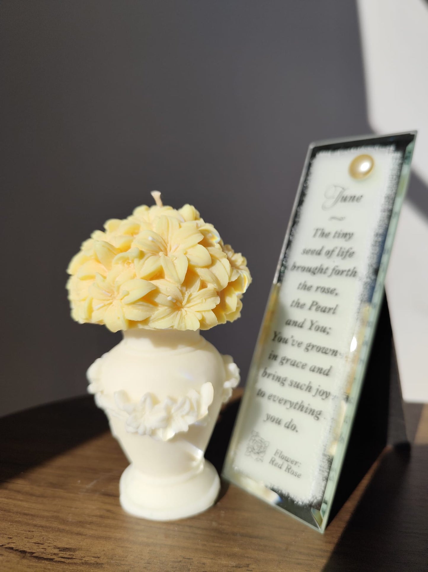Flower Bouquet Soy Wax Decorative Candle