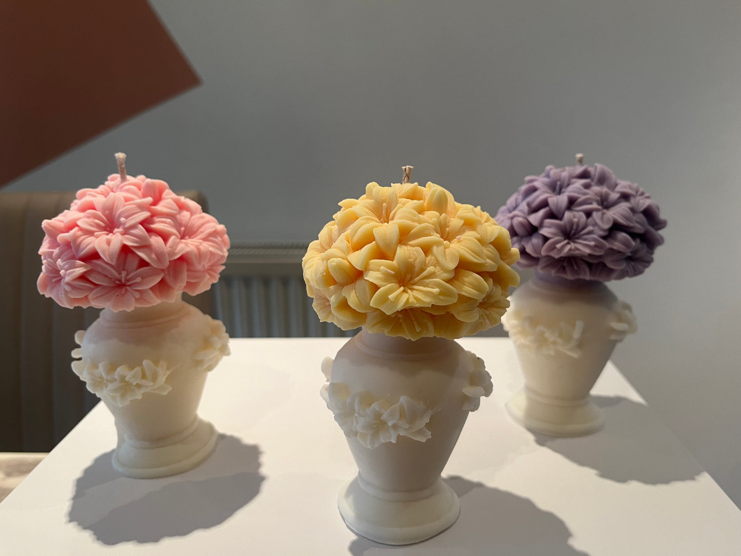 Flower Bouquet Soy Wax Decorative Candle