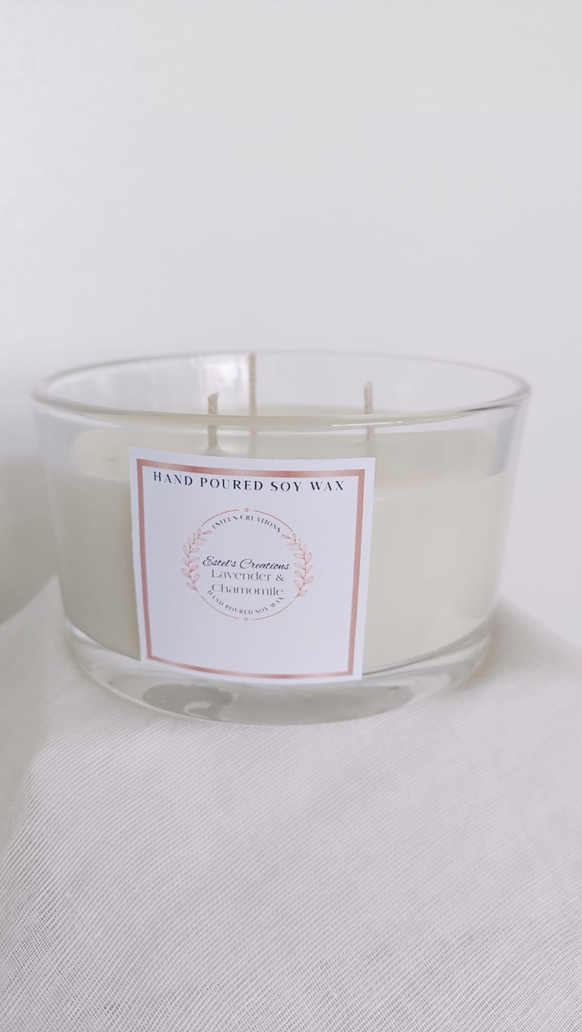 55cl 3 Wick Soy Wax Glass Jar Candle (Various Scents)