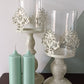 Peppermint Green Soy Wax Church Pillar Candles - Unscented, Set of 2 (3 Various Sizes)
