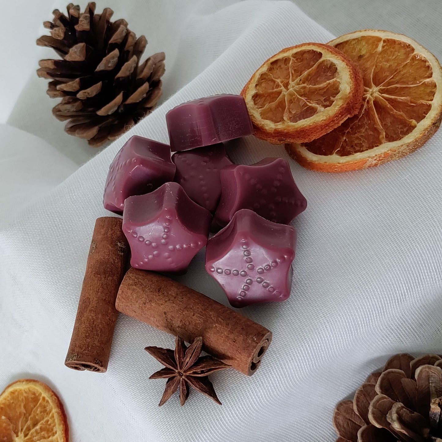 Mulled Wine Soy Wax Melts - Highly Scented, Pack of 6