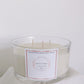 55cl 3 Wick Soy Wax Glass Jar Candle (Various Scents)