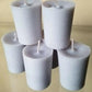 9cl Votive Soy Wax Candles - Unscented, Pack of 6 - Light Grey