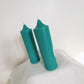 Teal Green Soy Wax Church Pillar Candles - Unscented, Set of 2 (4 Sizes)